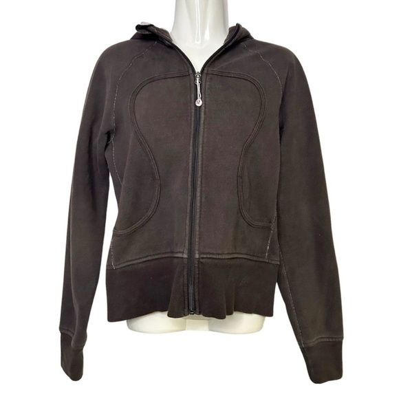 lululemon athletica Sweaters - Lululemon | Scuba Long Sleeve Hoodie Brown